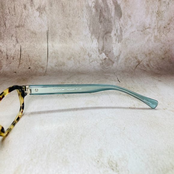 Coach Rectangular Tortoise Eyeglasses Frames NWOT - Picture 7 of 12